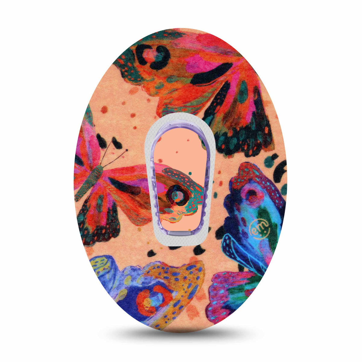 ExpressionMed Dexcom G6/One Transmitter Sticker (Butterfly Wings)