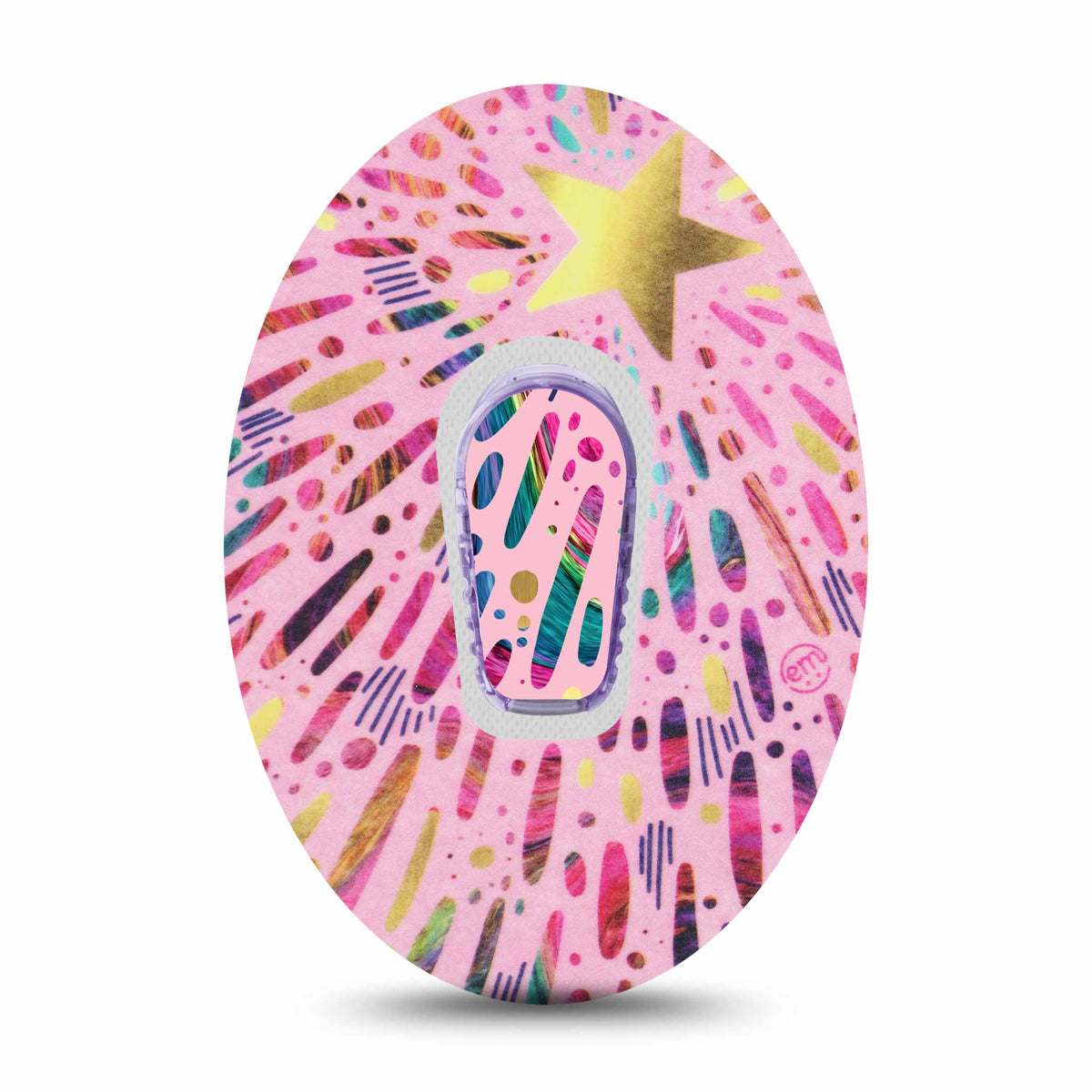 ExpressionMed Dexcom G6/One Transmitter Sticker (Star Power)