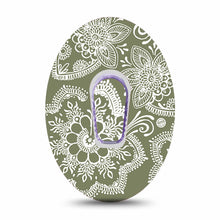 ExpressionMed Dexcom G6/One Transmitter Sticker (Olive Henna)