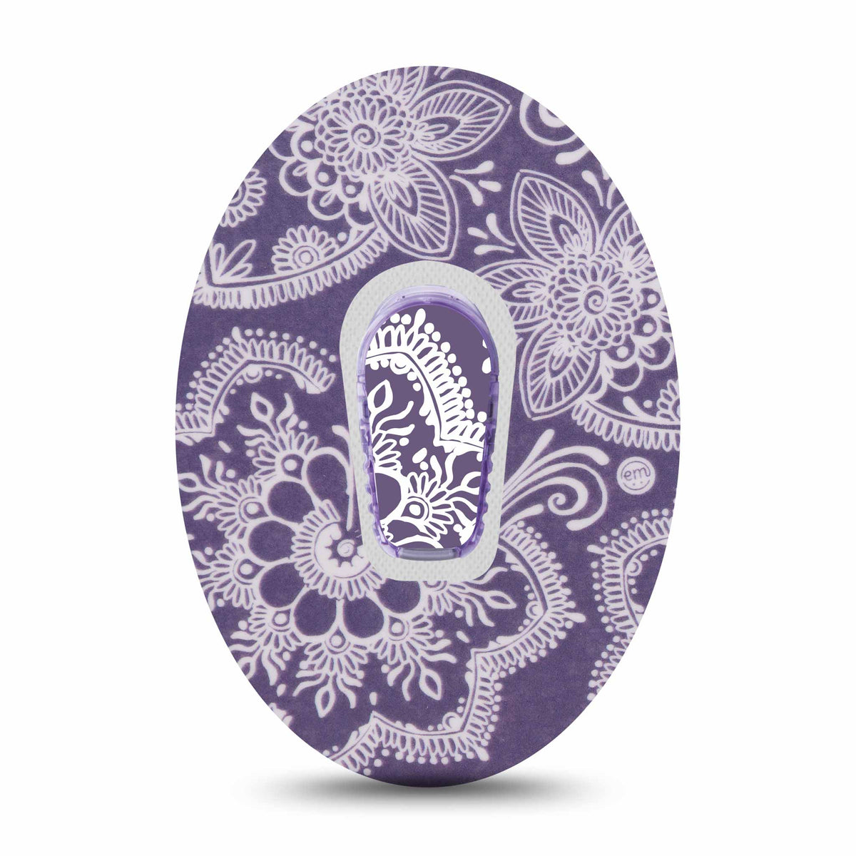 ExpressionMed Dexcom G6 Transmitter Sticker (Purple Henna)