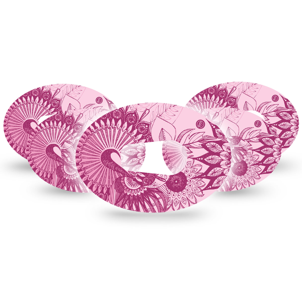 ExpressionMed Magenta Dani Adhesive Patch Dexcom G6/One