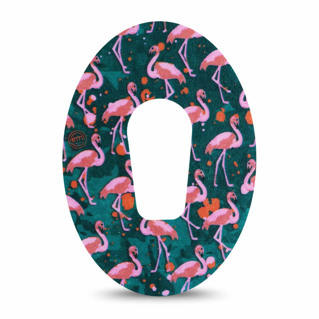 ExpressionMed Flamingos Adhesive Patch Dexcom G6/One