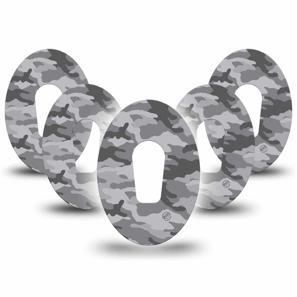 ExpressionMed Grey Camo Adhesive Patch Dexcom G6/One