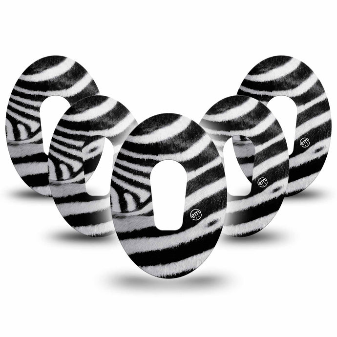 ExpressionMed Zebra Print Adhesive Patch Dexcom G6/One