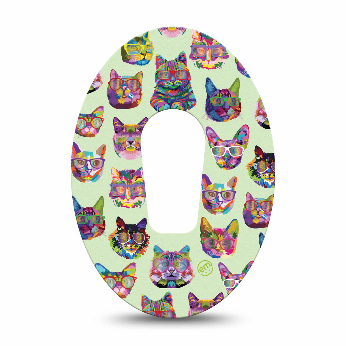 ExpressionMed Cat Party Adhesive Patch Dexcom G6/One
