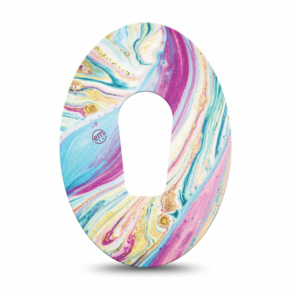 ExpressionMed Shimmering Marble Adhesive Patch Dexcom G6/One