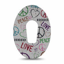 ExpressionMed Peace & Love Adhesive Patch Dexcom G6/One