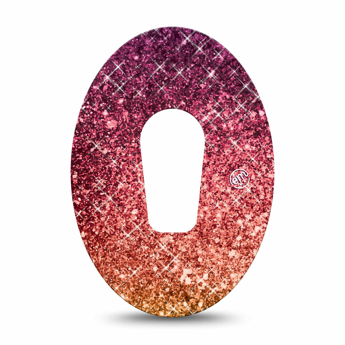 ExpressionMed Glittering Fall Ombre Adhesive Patch Dexcom G6/One
