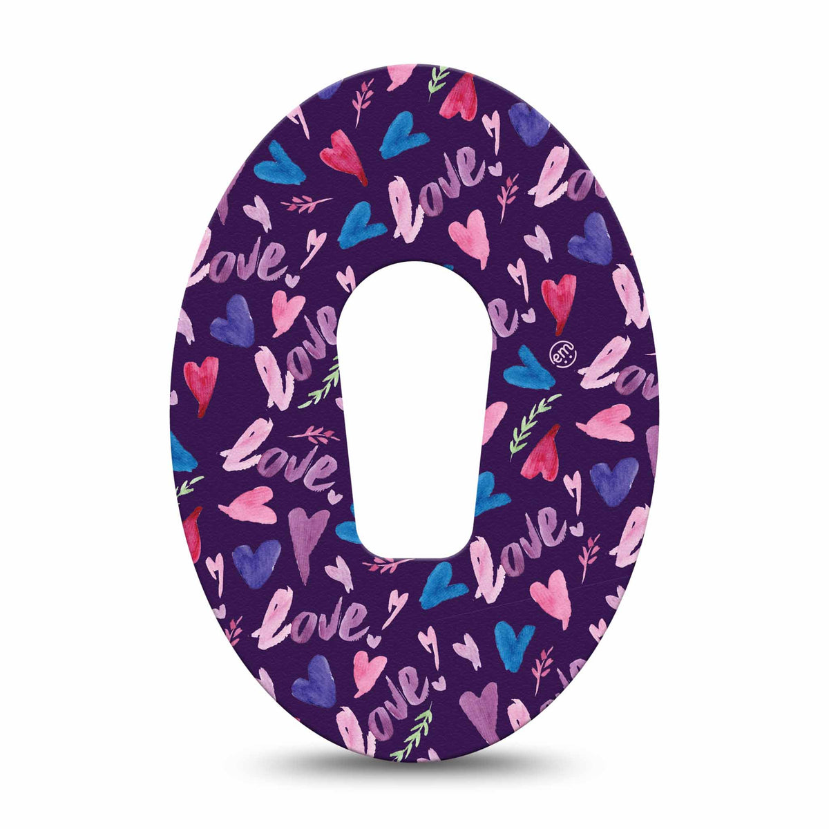 ExpressionMed Watercolour Love Adhesive Patch Dexcom G6/One