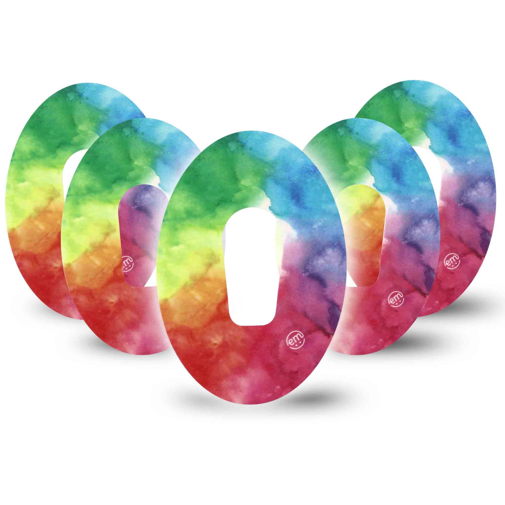 ExpressionMed Rainbow Clouds Adhesive Patch Dexcom G6/One