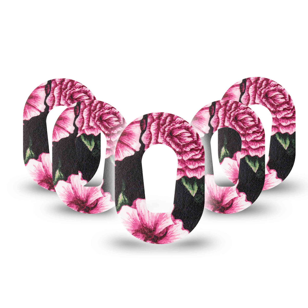 ExpressionMed Mini Intricate Flower Adhesive Patch Dexcom G6/One