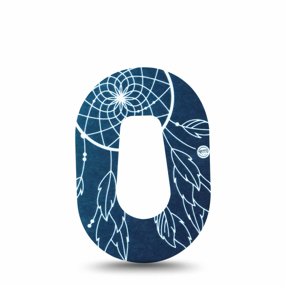 ExpressionMed Mini Blue Dreamcatcher Adhesive Patch Dexcom G6/One
