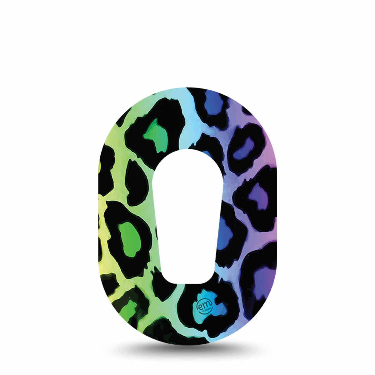 ExpressionMed Mini Multicoloured Cheetah Print Adhesive Patch Dexcom G6/One