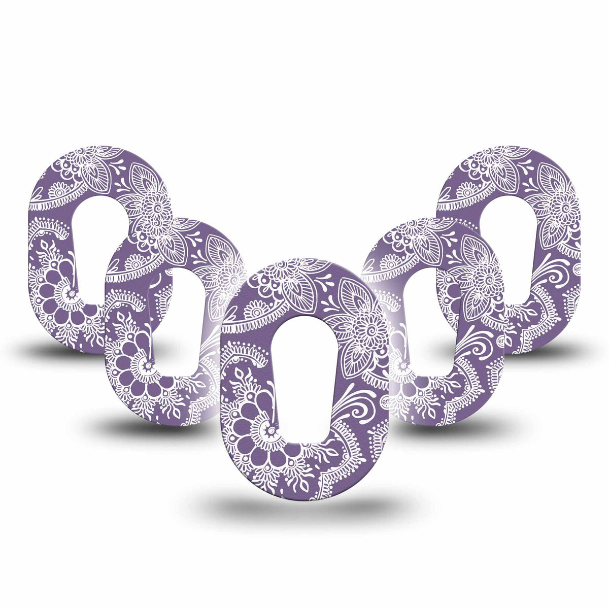 ExpressionMed Mini Purple Henna Adhesive Patch Dexcom G6/One