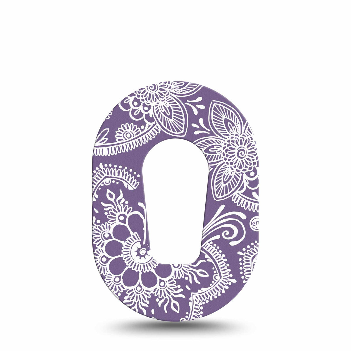 ExpressionMed Mini Purple Henna Adhesive Patch Dexcom G6/One