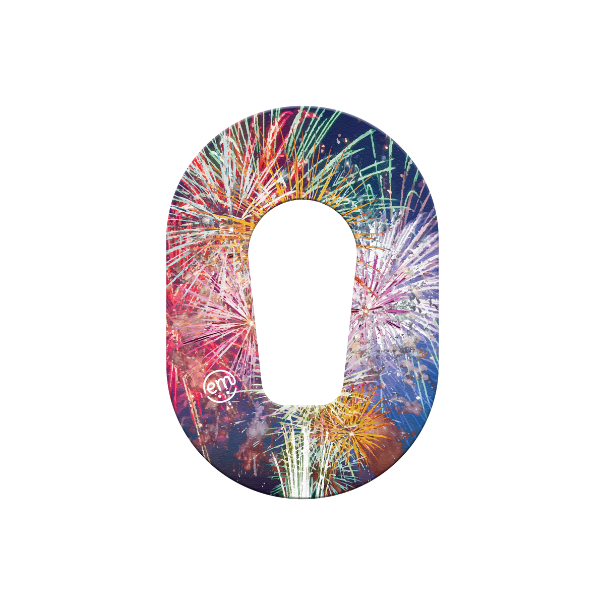 ExpressionMed Mini Fireworks Adhesive Patch Dexcom G6/One