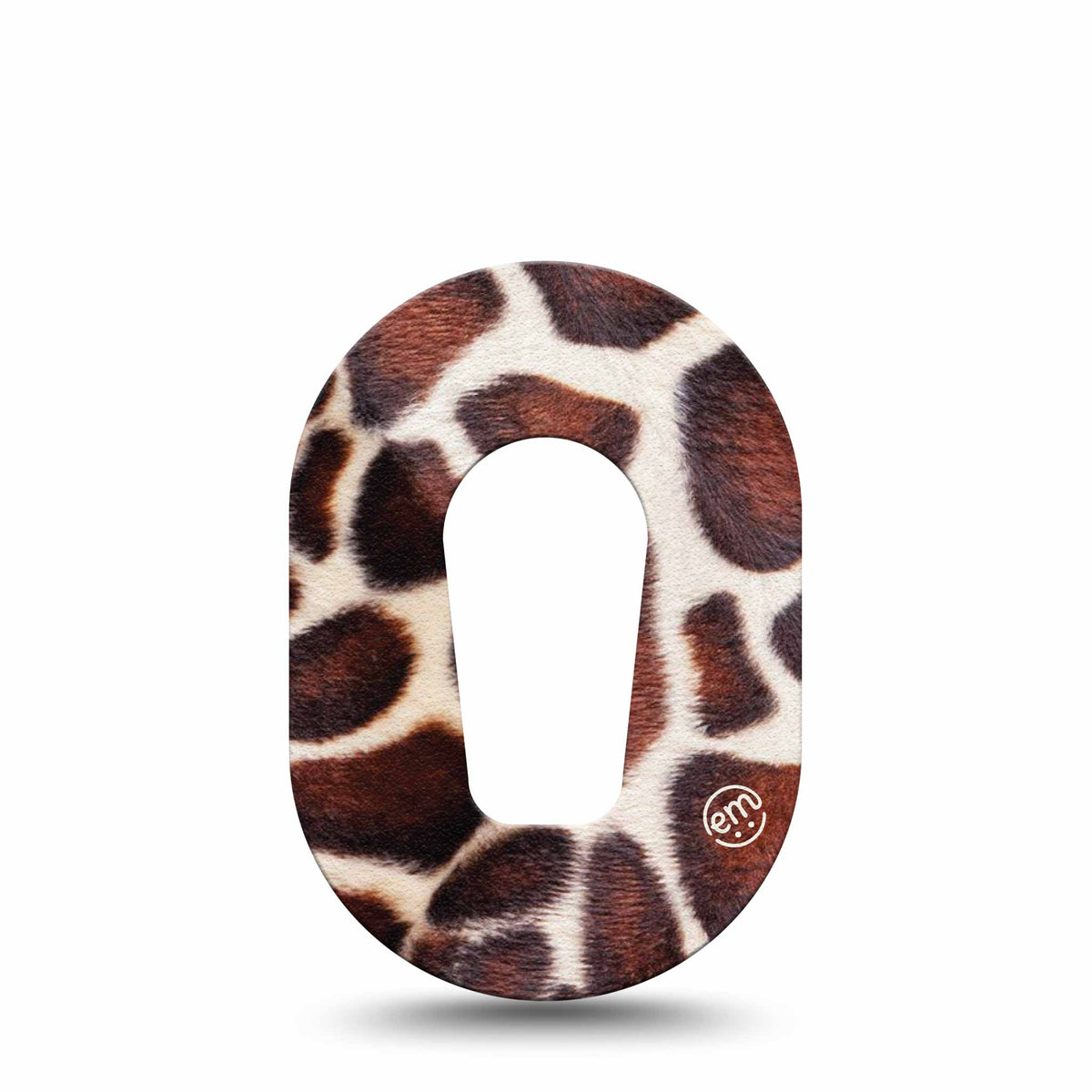 ExpressionMed Mini Giraffe Print Adhesive Patch Dexcom G6/One