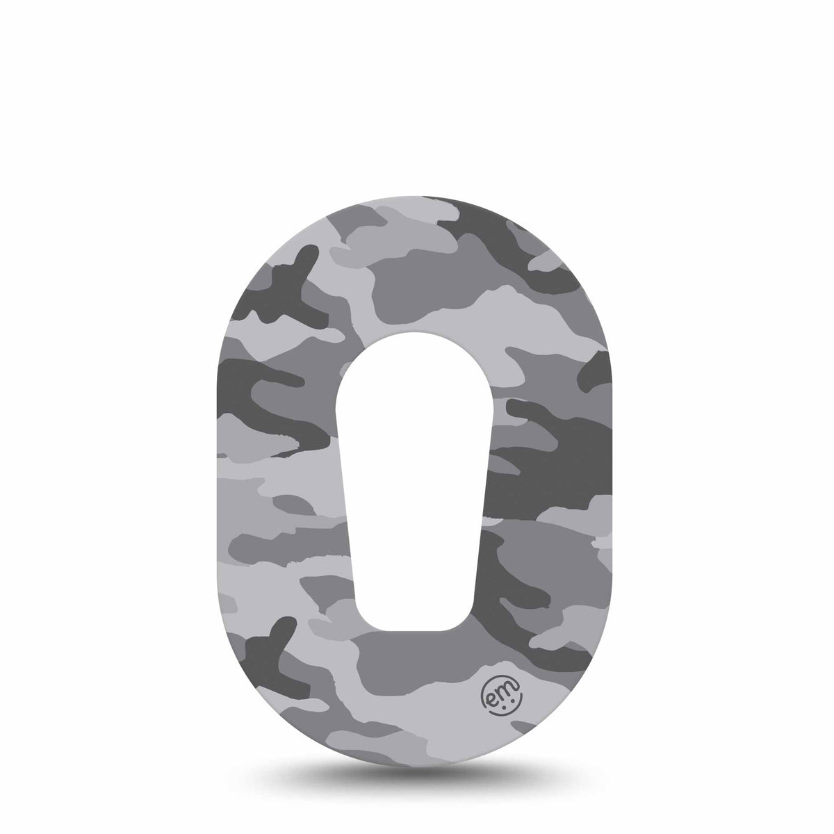 ExpressionMed Mini Grey Camo Adhesive Patch Dexcom G6/One