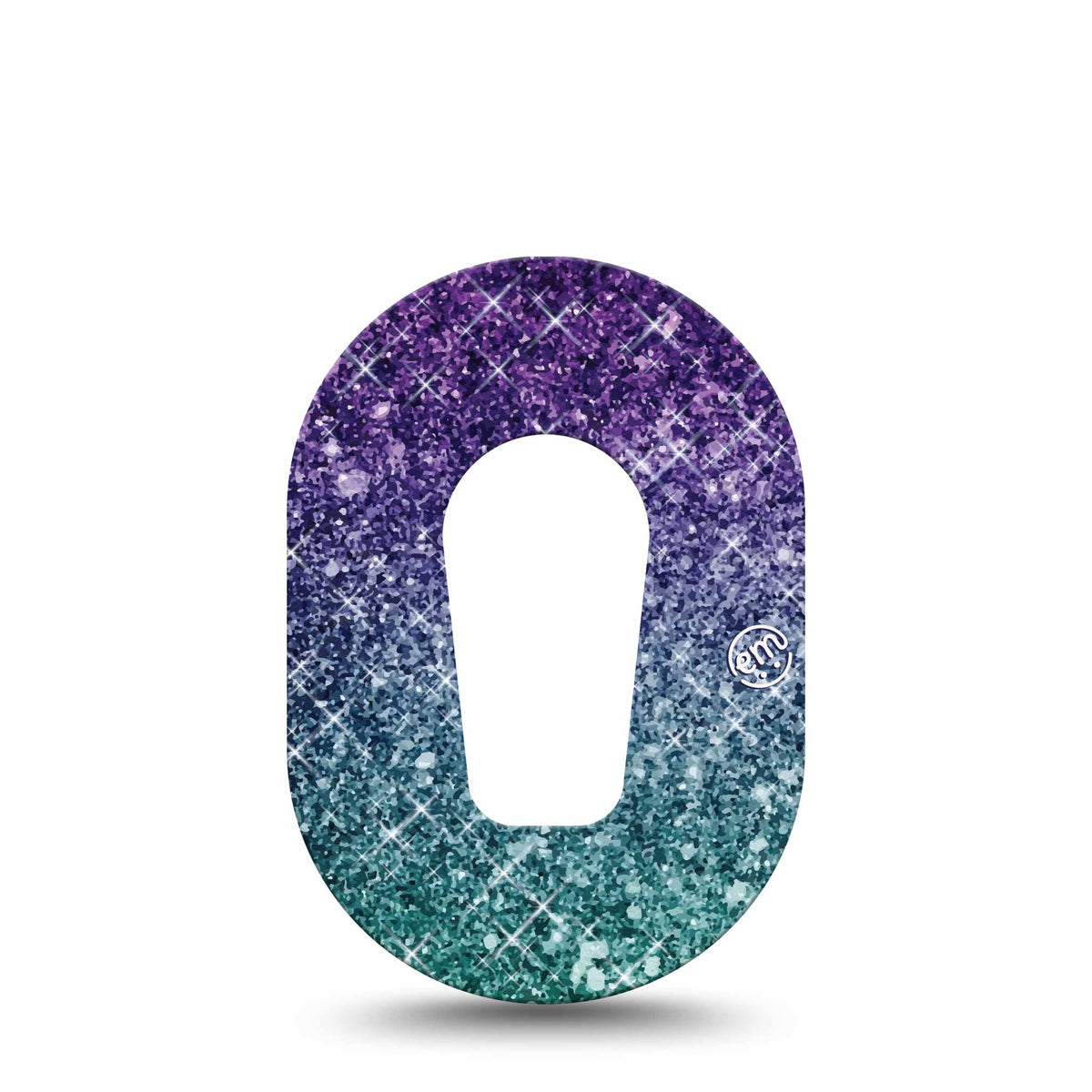 ExpressionMed Mini Glittering Ombre Adhesive Patch Dexcom G6/One