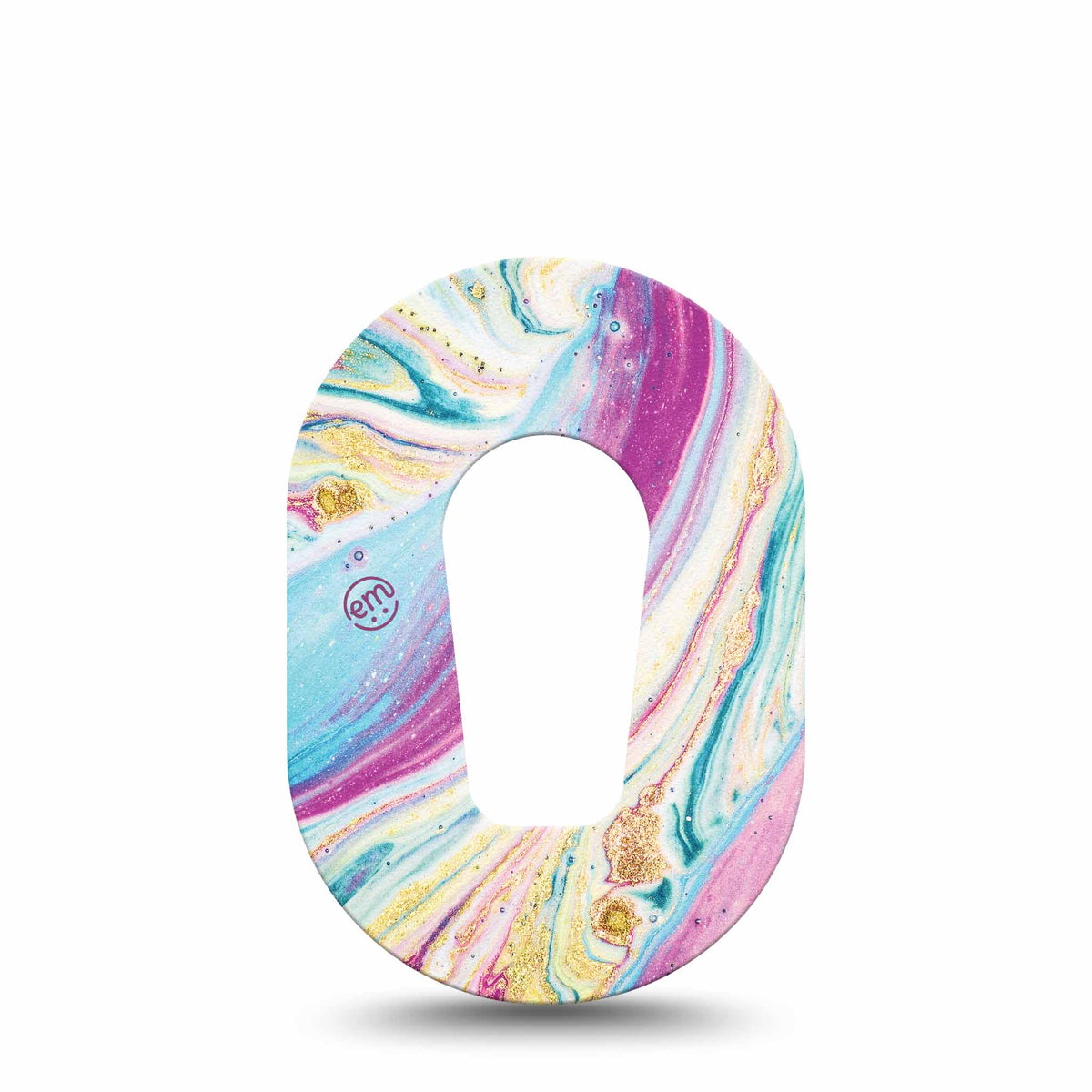 ExpressionMed Mini Shimmering Marble Adhesive Patch Dexcom G6/One