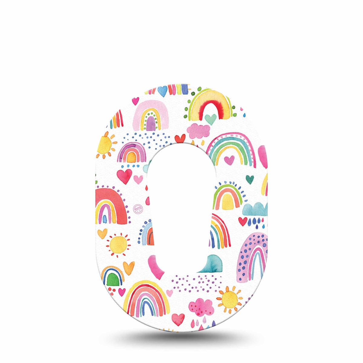 ExpressionMed Mini Rainbows of Hope Adhesive Patch Dexcom G6/One