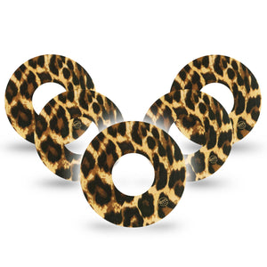 ExpressionMed Leopard Print Adhesive Patch Infusion Set