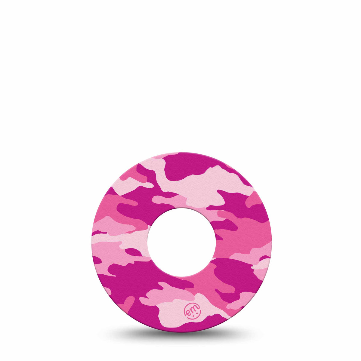 ExpressionMed Hot Pink Camo Adhesive Patch Infusion Set