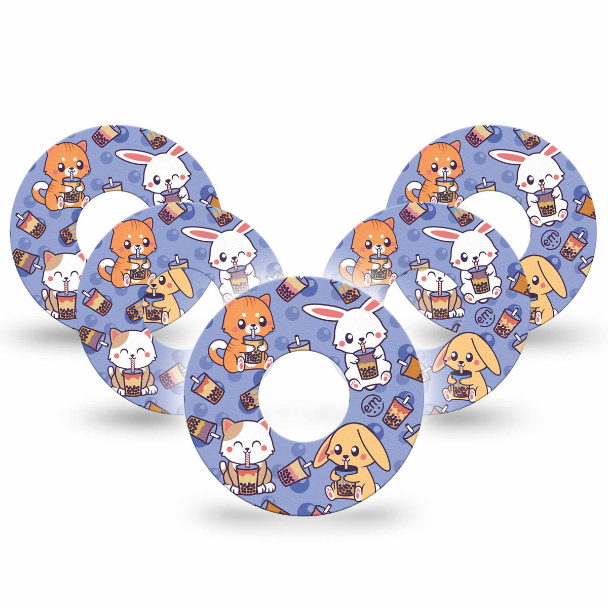 ExpressionMed Boba Buddies Adhesive Patch Infusion Set