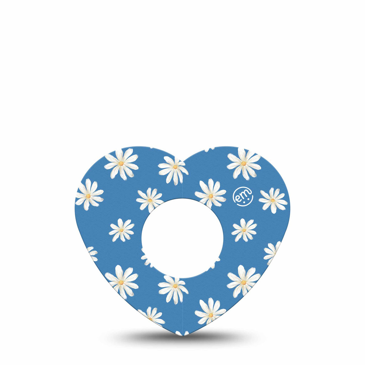 ExpressionMed Painted Daisies Heart Adhesive Patch Infusion Set