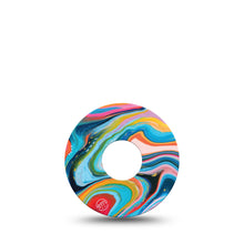 ExpressionMed Colour Melting Swirl Adhesive Patch Freestyle Libre 3
