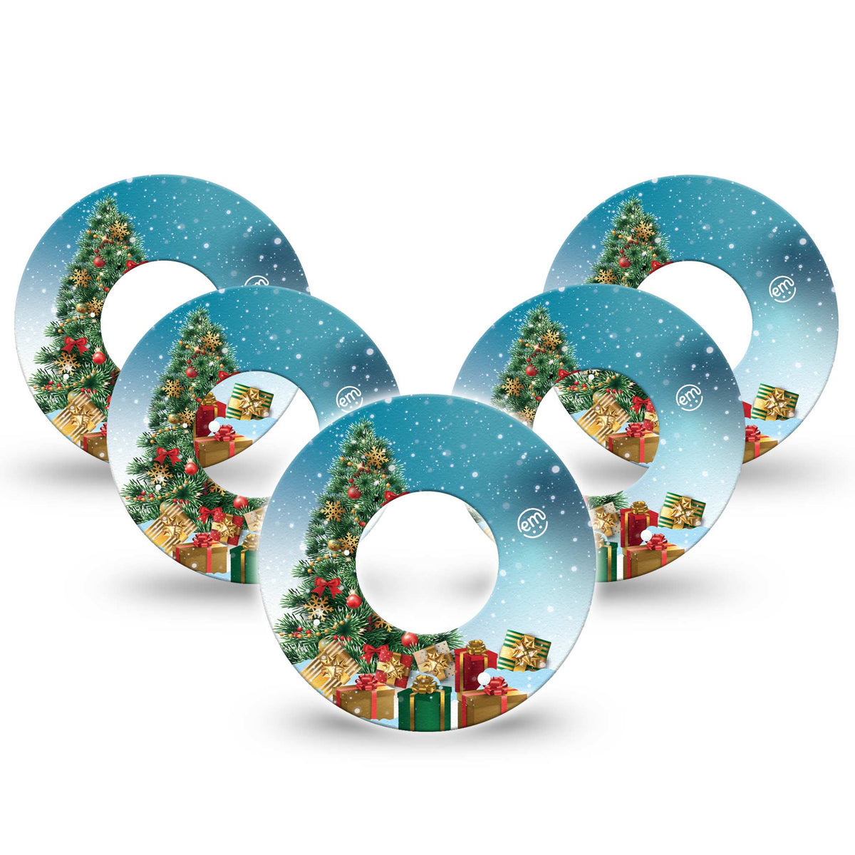 ExpressionMed Oh Christmas Tree Adhesive Patch Freestyle Libre 2