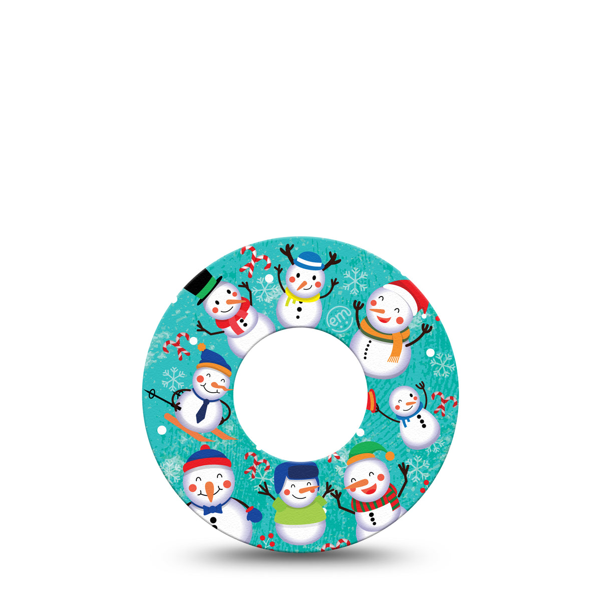 ExpressionMed Snowman Celebration Adhesive Patch Freestyle Libre 2
