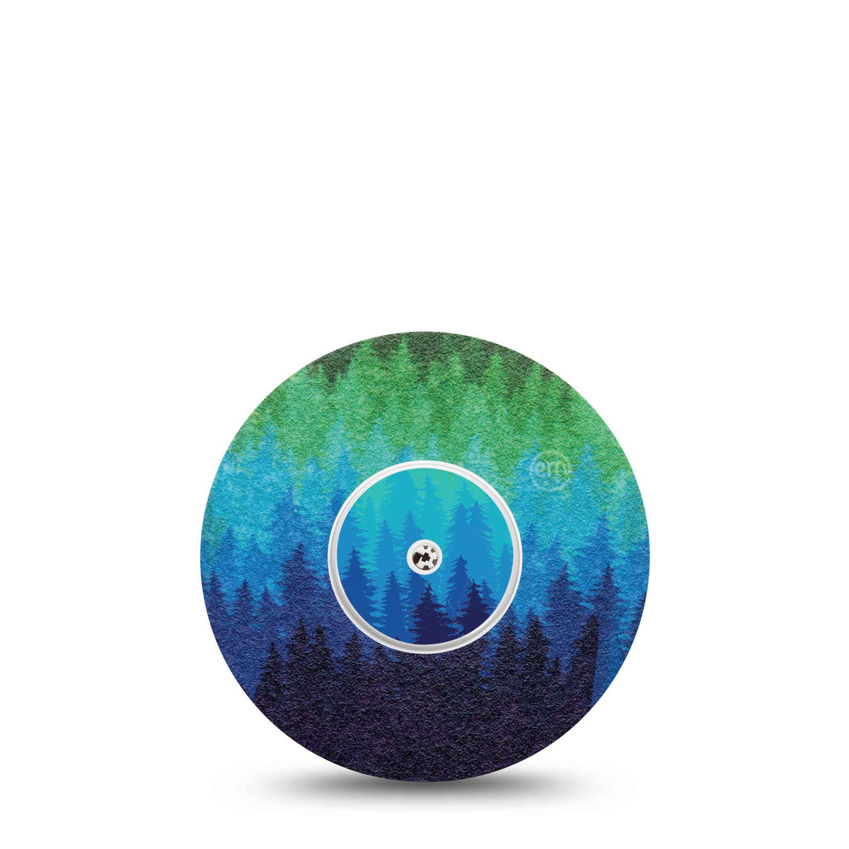 ExpressionMed Libre Sensor Sticker (Pine Trees)