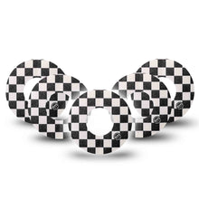 ExpressionMed Checkered Adhesive Patch Freestyle Libre 2