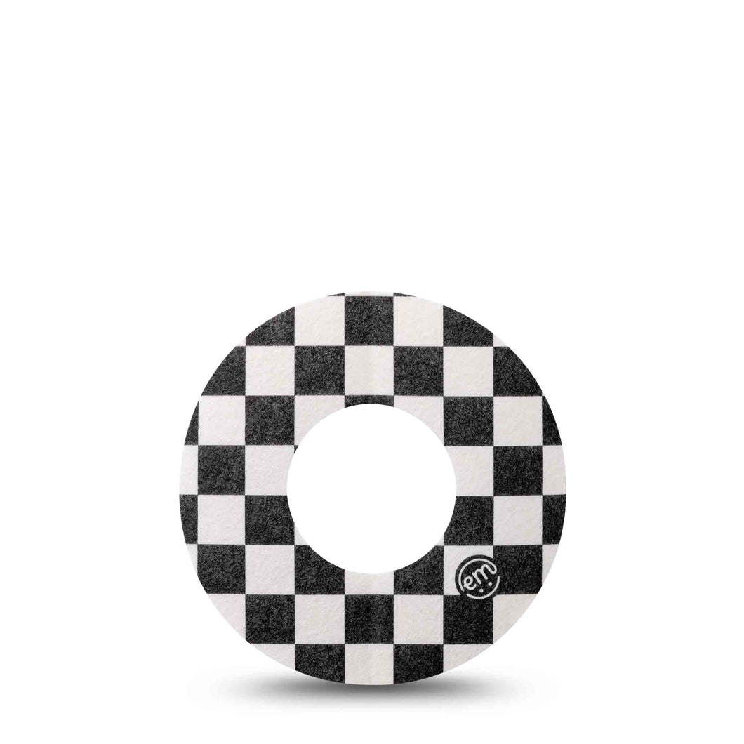 ExpressionMed Checkered Adhesive Patch Freestyle Libre 2