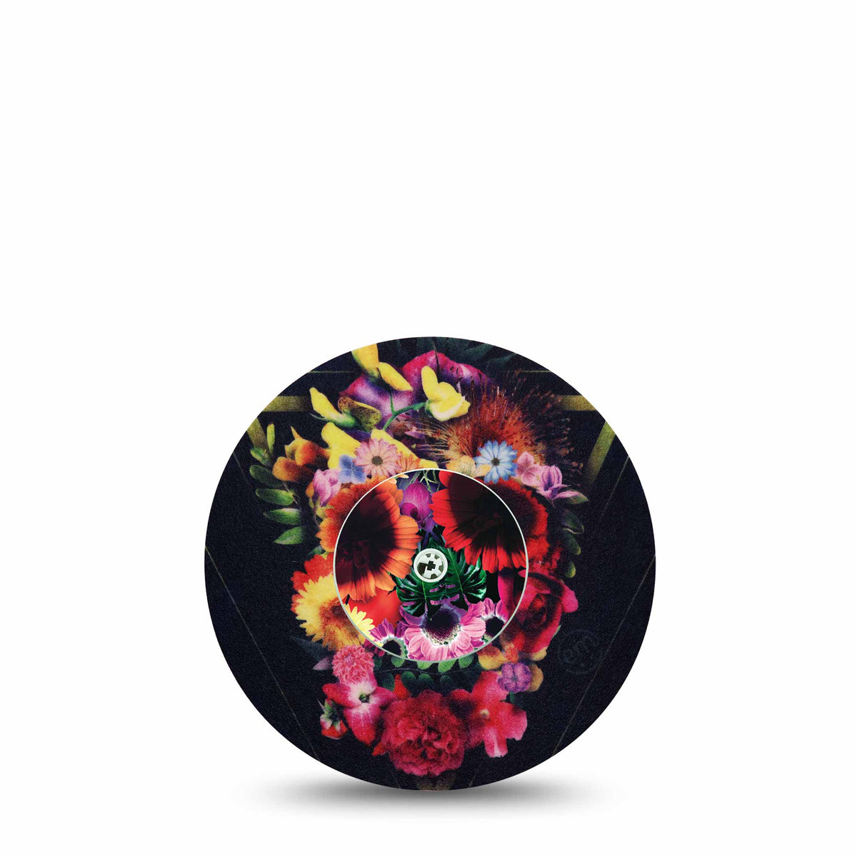 ExpressionMed Libre 2 Sensor Sticker (Flower Skull)