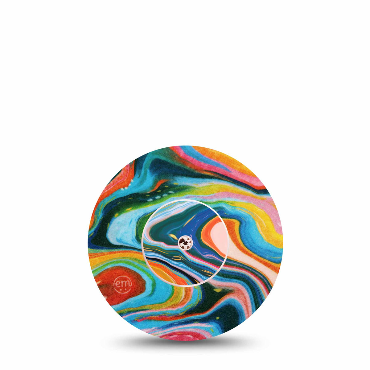 ExpressionMed Libre 2 Sensor Sticker (Colour Melting Swirl)