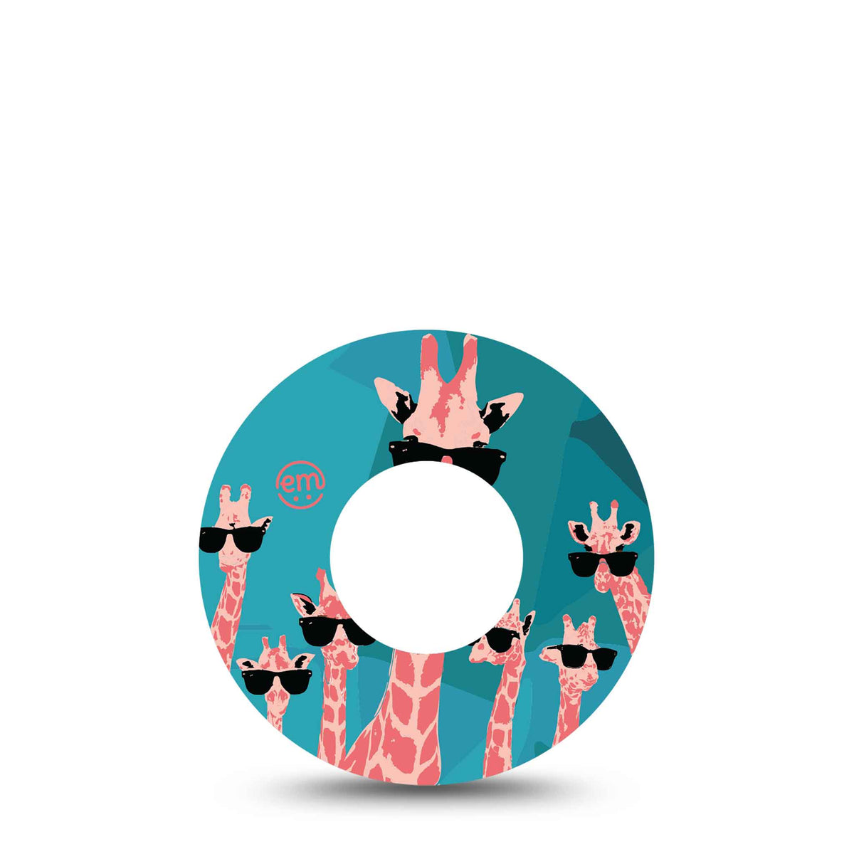 ExpressionMed Cool Giraffes Adhesive Patch Freestyle Libre 2