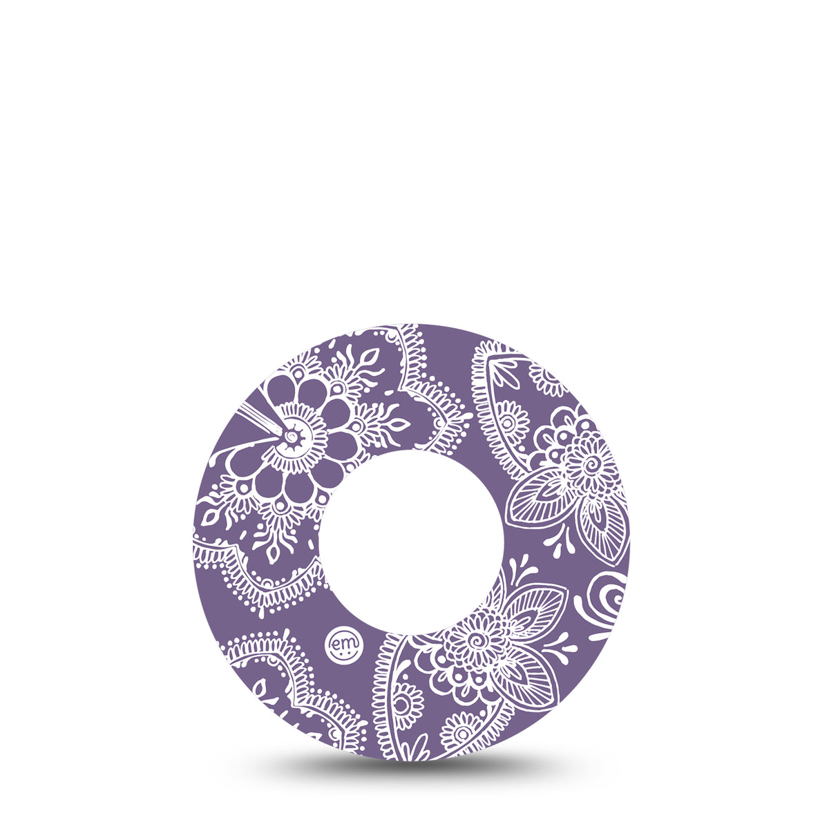 ExpressionMed Purple Henna Adhesive Patch Freestyle Libre 2