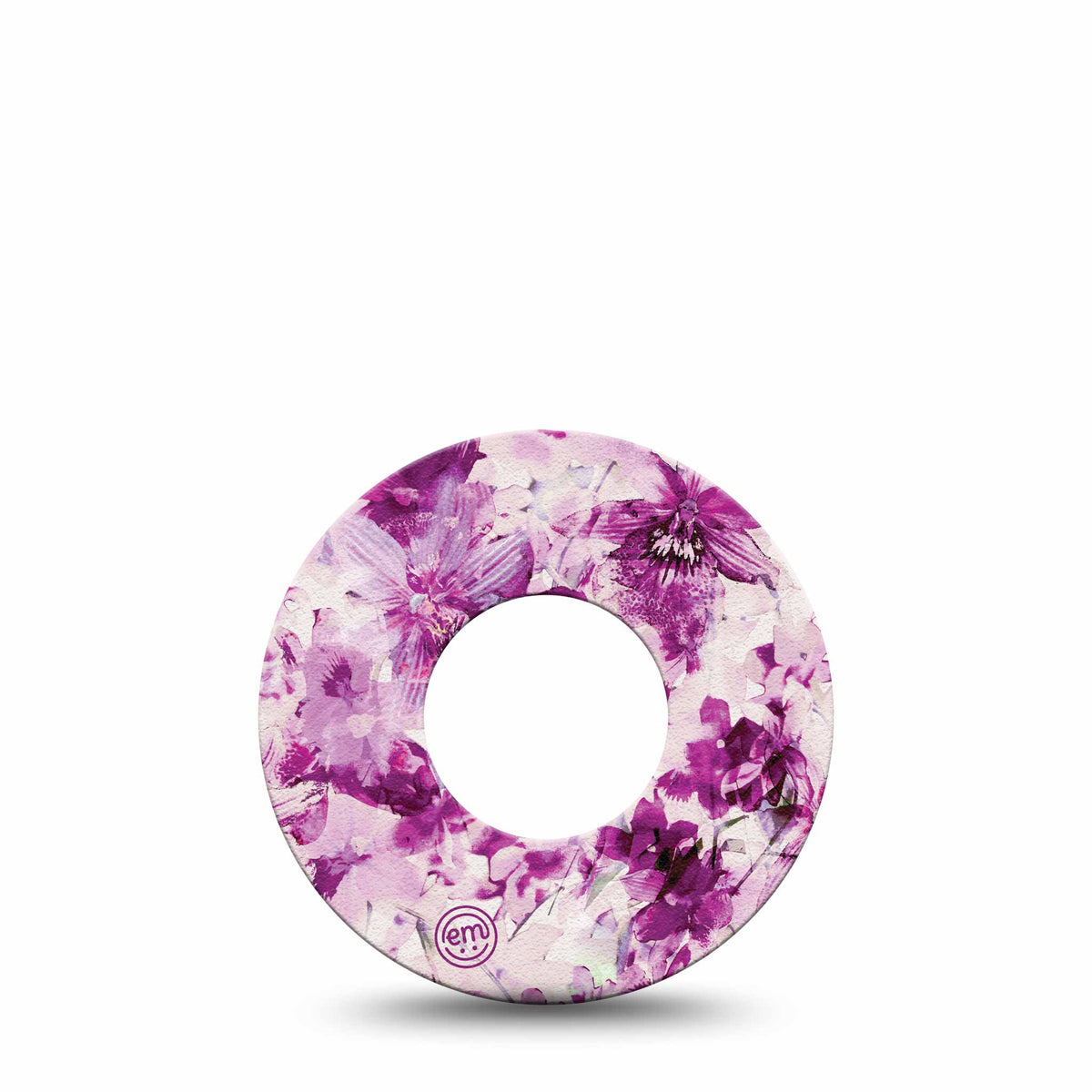 ExpressionMed Violet Orchids Adhesive Patch Freestyle Libre 2