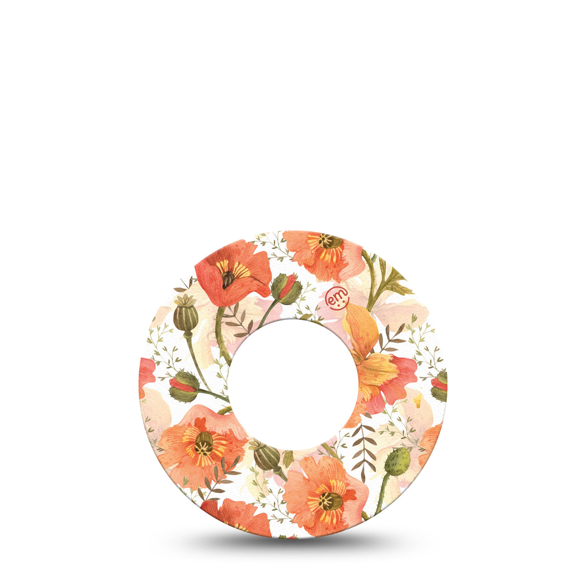 ExpressionMed Peachy Blooms Adhesive Patch Freestyle Libre 2