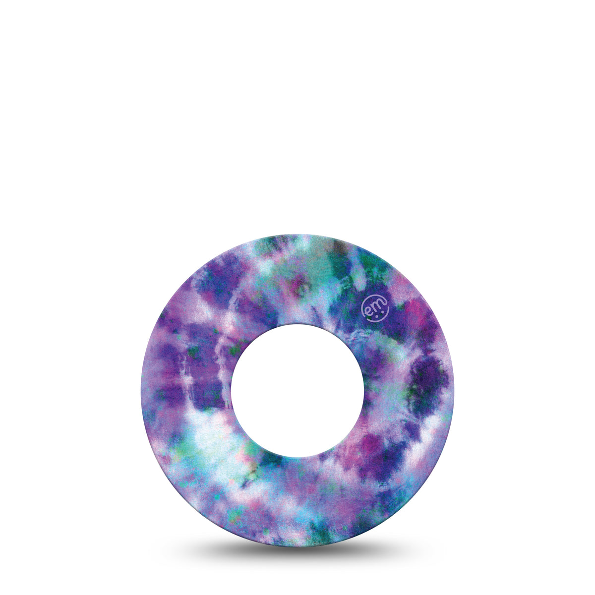 ExpressionMed Purple Tie Dye Adhesive Patch Freestyle Libre 2