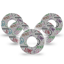 ExpressionMed Peace & Love Adhesive Patch Freestyle Libre 2