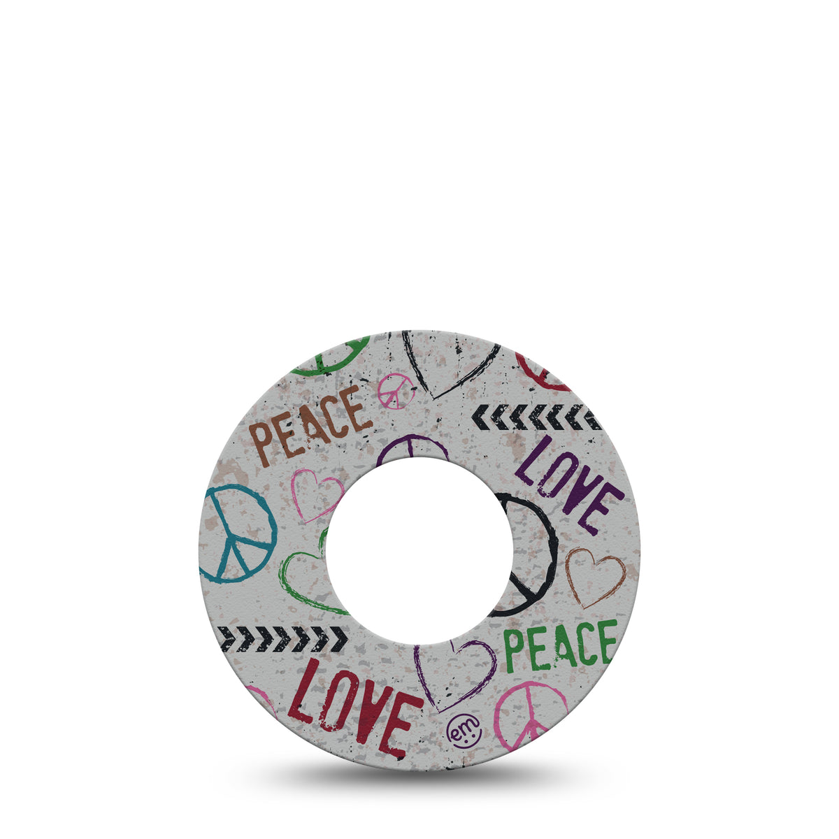 ExpressionMed Peace &amp; Love Adhesive Patch Freestyle Libre 2