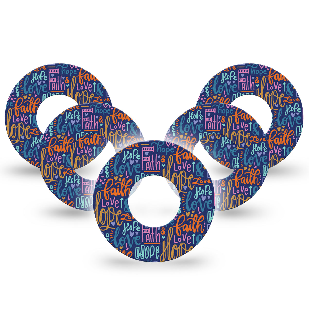 ExpressionMed Faith Love Hope Adhesive Patch Freestyle Libre 2