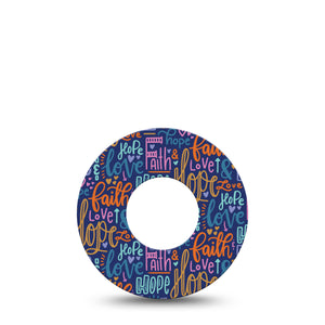 ExpressionMed Faith Love Hope Adhesive Patch Freestyle Libre 2
