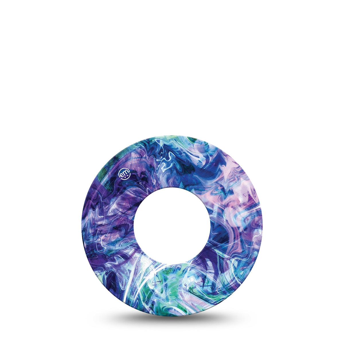 ExpressionMed Deep Purple Swirl Adhesive Patch Freestyle Libre 2