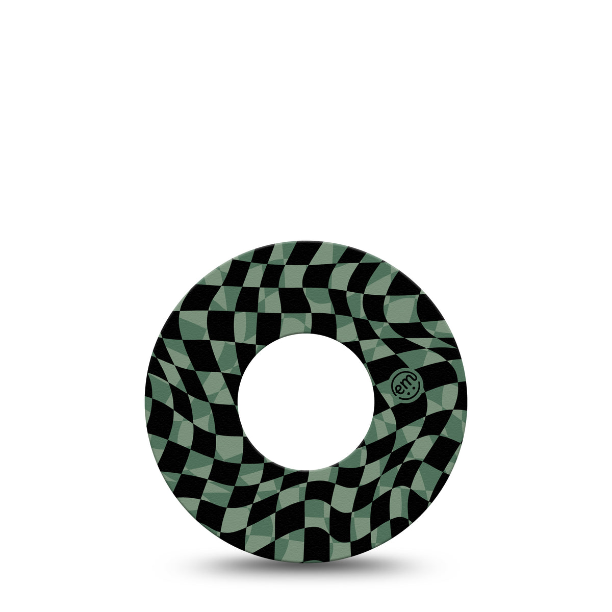 ExpressionMed Green & Black Checkerboard Adhesive Patch Freestyle Libre 2