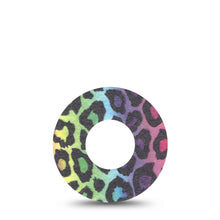 ExpressionMed Multicoloured Cheetah Adhesive Patch Freestyle Libre 2