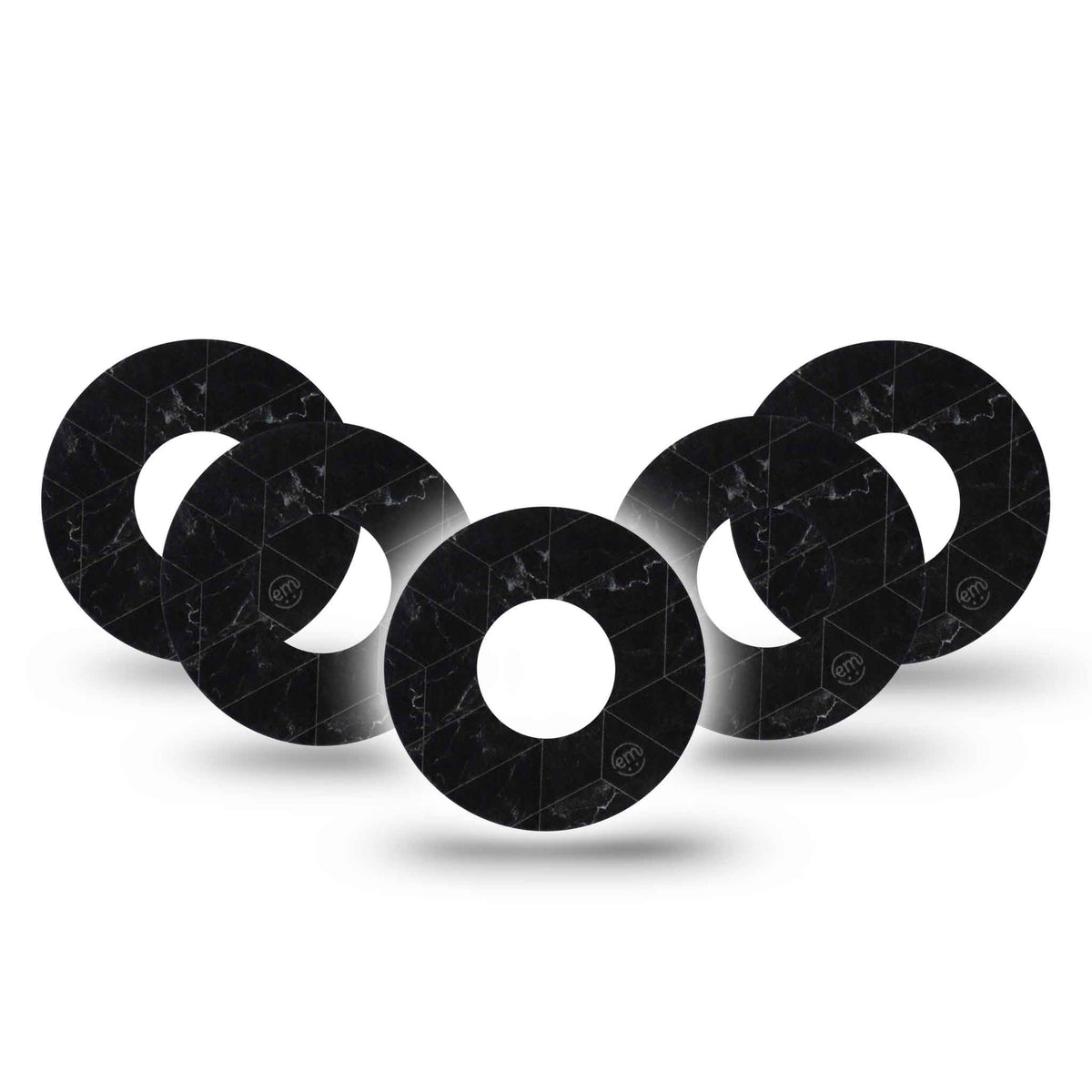 ExpressionMed Black Marble Adhesive Patch Freestyle Libre 2